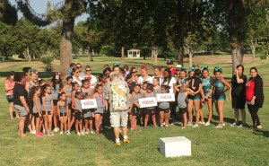 Lemoore Youth Cheer program treats local cheerleaders at Hidden Valley Cheer Camp Lemoore and Hanford youth cheerleaders participated in a Youth Cheer Camp held July 22 in Hanford's Hidden Valley Park.